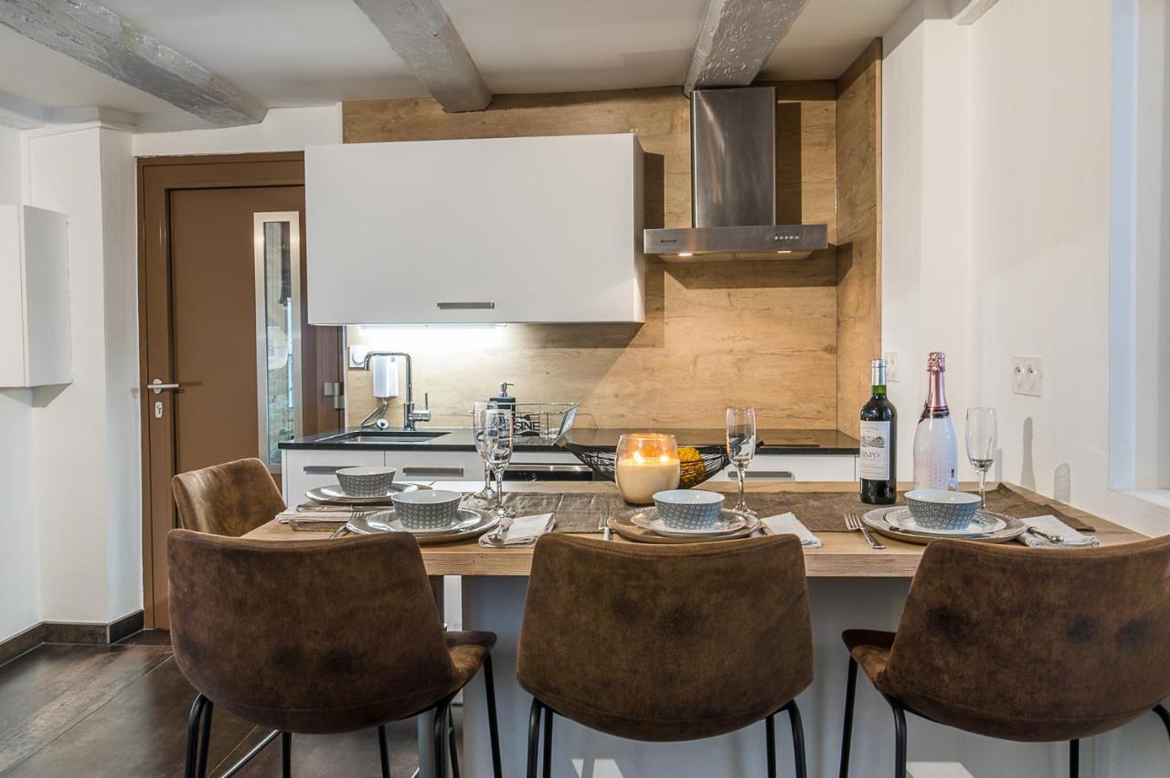 Appart 4 Pers Design Et Cosy Avec Jardin Au Coeur De Sélestat Exterior foto